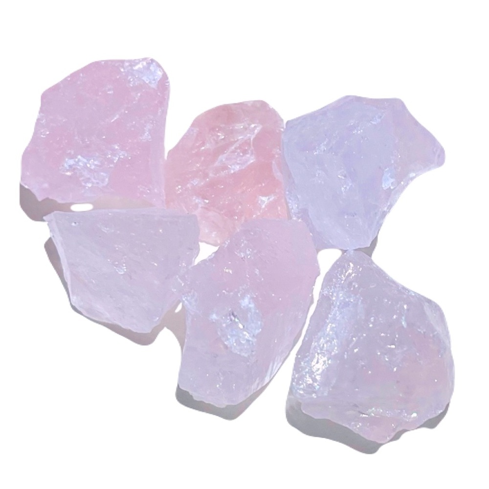 New Rose Quartz Tumbled Piece Rough Raw Pink Stone Healing Gemstones Crystal